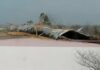В Одесской области шквальный ветер сорвал крышу со школы