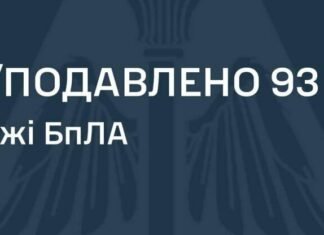 ПВО обезвредило 93 из 126 российских дронов во время ночной атаки, есть попадания на Одесщине