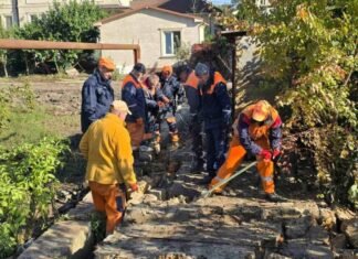 В Одессе продолжаются работы по ликвидации последствий аномального ливня