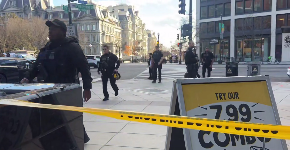 Вблизи Белого дома произошла стрельба: ранены надцгвардейцы, в Вашингтон отправляют 500 бойцов, детали (видео)