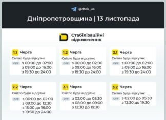 Энергетики обнародовали графики отключения света в Одесской области на 13 ноября