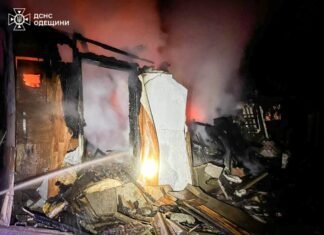 Мужчина пострадал во время самостоятельного тушения пожара в Одесской области