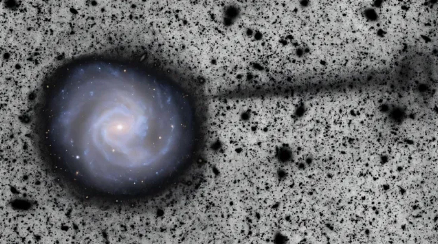 Обнаружена скрытая структура больше Млечного Пути: тянется за соседней галактикой (фото)