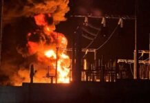 БПЛА атаковали энергообъект в Крыму: мощные взрывы прогремели в Симферополе, — соцсети (видео)