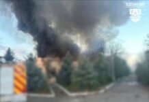 Из-за ночной российской атаки был поврежден ремонтный цех железной дороги в Одесской области