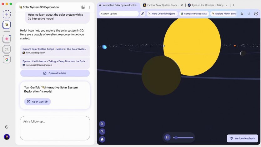 Google в стиле Disco — так называется новый браузер компании с Gemini 3 и генерацией веб-приложений