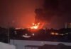 Дроны атаковали Волгоград: в районе местного НПЗ «Лукойла» вспыхнул пожар (видео)