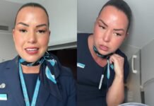 Тайная кнопка: стюардесса раскрыла скрытую функцию кресла в самолете (видео)