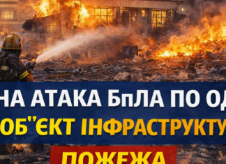 Ночные взрывы в Одессе: поражен объект инфраструктуры, вспыхнул пожар