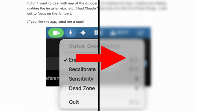 Разработчик создал для macOS программу контроля осанки: экран заблюрят, если вы сутулитесь