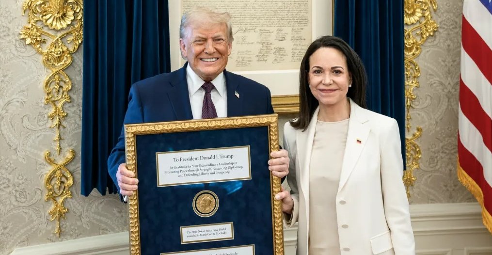 Трамп получил Нобелевскую премию мира, но есть нюанс (фото, видео)