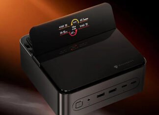 Мини-ПК Machenike Mini GTS получил четыре вентилятора и откидной дисплей