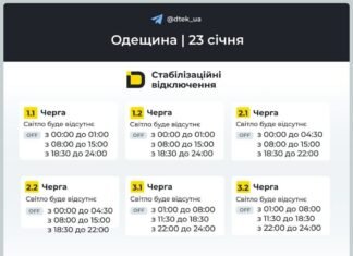 Для части Одесской области вернули стабилизационные отключения: графики на 23 января