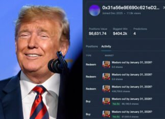 Неизвестный заработал $400 000 на «операции Трампа» в Венесуэле — с новосозданным аккаунтом Polymarket