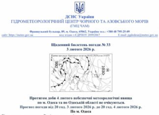 Какой будет погода в Одессе и области 4 февраля