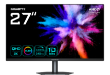Новые игровые мониторы GIGABYTE GO27Q24 и GO27Q24A: 27 дюймов, скорость 240 Гц и «геймерские» инструменты