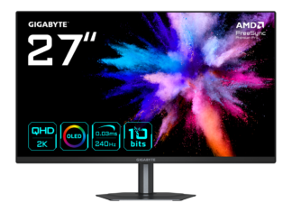 Новые игровые мониторы GIGABYTE GO27Q24 и GO27Q24A: 27 дюймов, скорость 240 Гц и «геймерские» инструменты