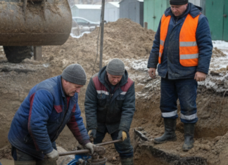 По колени в ледяной воде: как аварийщики Одессы выдерживают 24 часа на морозе, — ВИДЕО