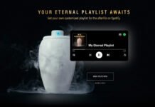 После смерти не наслушаешься: Spotify продает Bluetooth-колонку в виде погребальной урны
