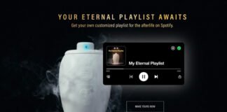 После смерти не наслушаешься: Spotify продает Bluetooth-колонку в виде погребальной урны