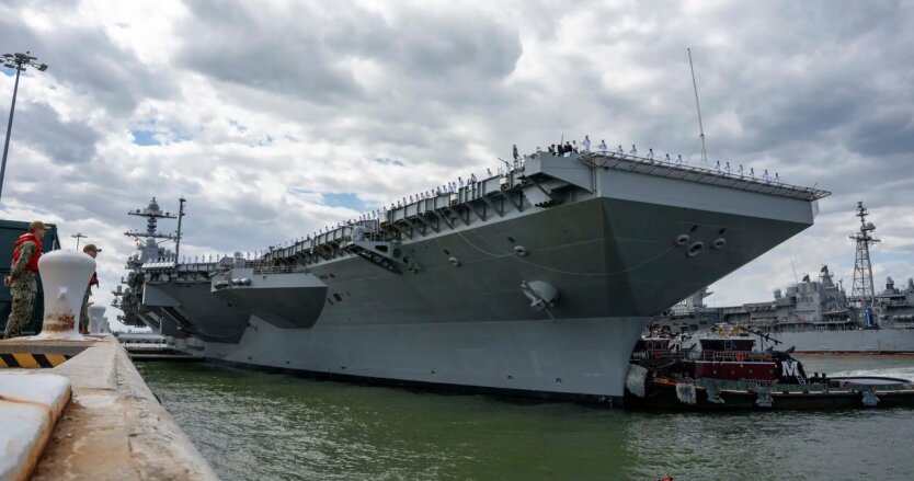 Запущен «обратный отсчет» до удара по Ирану: новейший авианосец США вошел в Средиземное море