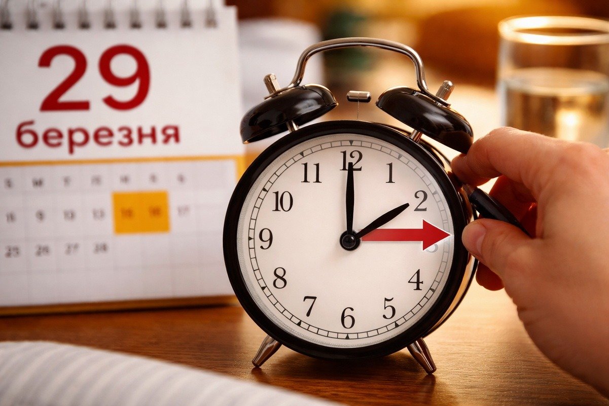 Украина перешла на летнее время: ночь стала короче, а вечера — светлее