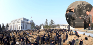 Погибли в войне против Украины: Ким Чен Ын отправил чиновников озеленять могилы солдат КНДР (фото)