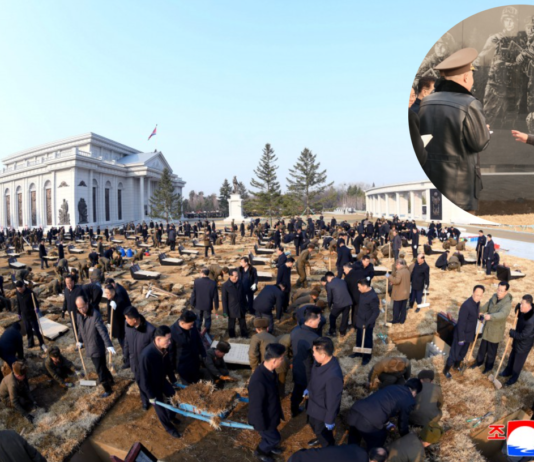 Погибли в войне против Украины: Ким Чен Ын отправил чиновников озеленять могилы солдат КНДР (фото)