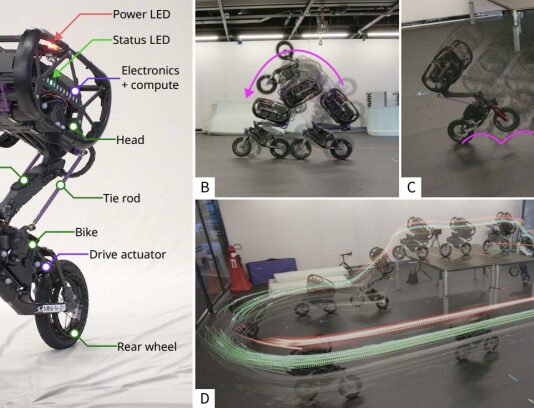 В Glovo оценят: исследователи создали скоростного велоробота и научили его триалу