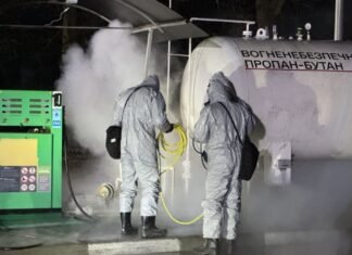 В Днепре произошла масштабная утечка газа на АЗС, — соцсети (видео)
