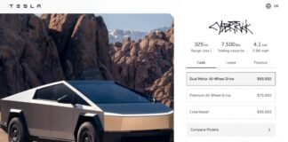 Tesla подняла цену на Cybertruck AWD на $10000 через 10 дней после анонса