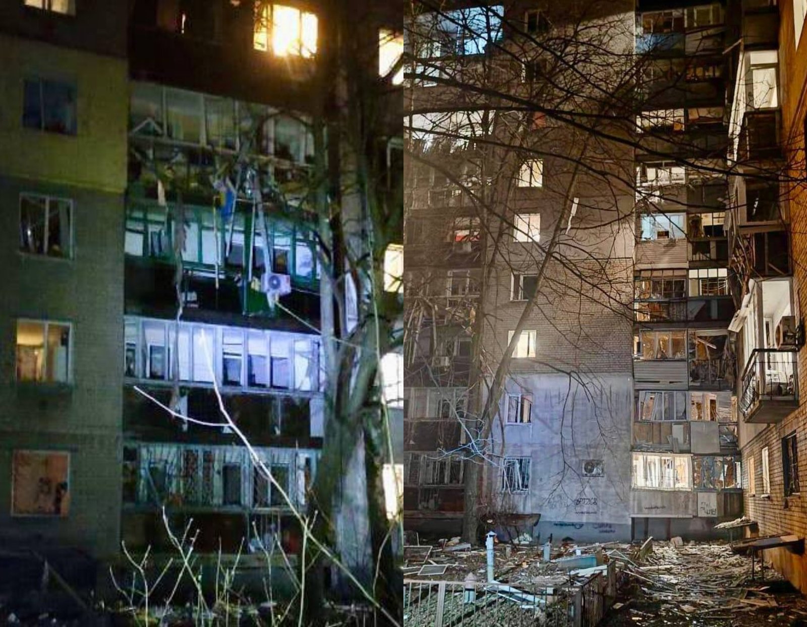 Россияне атаковали Днепр «Шахедами»: повреждены 8 жилых многоэтажек, что известно о последствиях (фото, видео)