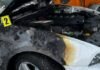 «Охота» на элитные авто: молодой человек на заказ поджег машину в центре Одессы, — ФОТО, ВИДЕО