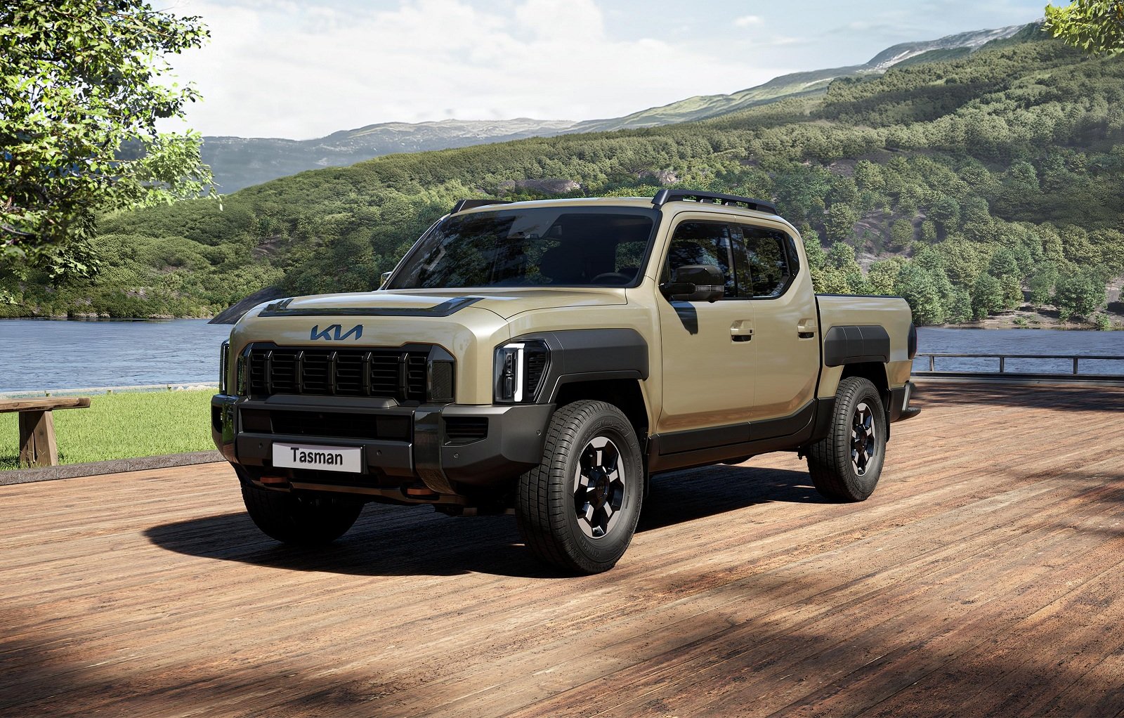 На украинский рынок выйдет первый рамный пикап Kia с необычным дизайном (фото)