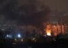 Россия ударила по Харькову дронами: повреждены автобусы и гипермаркет в разных районах, детали