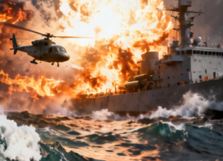 Россияне атаковали морской коридор Одессы: есть попадание в судно под флагом Науру