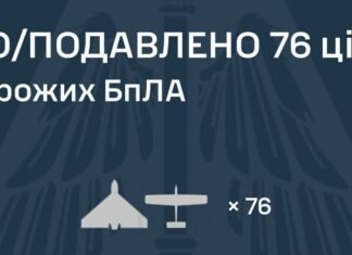 Ночная атака РФ: десятки дронов сбиты, есть попадания