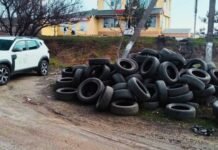 Лиман под Одессой тонул в свалке старых шин: детали