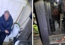 В Одессе мужчина разбил дверь кафе и проник внутрь ради еды