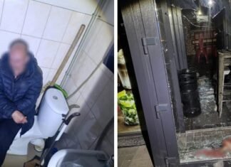 В Одессе мужчина разбил дверь кафе и проник внутрь ради еды
