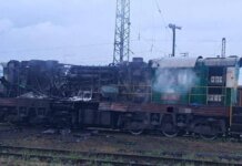 россия повредила четыре локомотива на железной дороге за два дня массированных атак