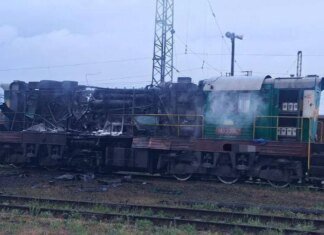 россия повредила четыре локомотива на железной дороге за два дня массированных атак