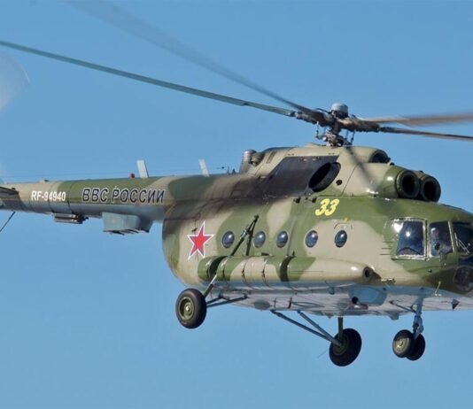 «Земля небом, воины»: россияне могли потерять вертолет Ми-8
