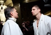 «Мы оба родители»: Усик и Верховен провели совместную пресс-конференцию перед боем, что сказали