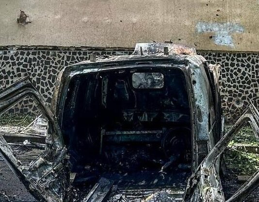 Горящие автомобили и выбитые окна: оставившая после себя атака на Одессу 13 мая