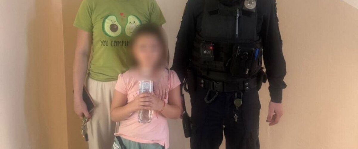 Патрульные помогли 6-летней девочке, заблудившейся в Одессе