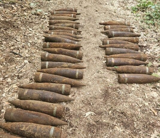 В Берлине в лесу нашли 59 неразорвавшихся советских снарядов времен Второй мировой