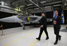 Швеция продаст Украине истребители Gripen нескольких модификаций