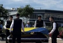 Одесщина попрощалась с военным Александром Грибенчуком, погибшим в Донецкой области, — ФОТО