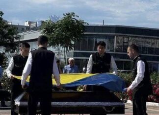 Одесщина попрощалась с военным Александром Грибенчуком, погибшим в Донецкой области, — ФОТО